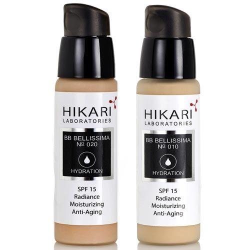 היקארי 020 קרם יום + מקדם הגנה SPF15 + גם מייק אפ / גוון עור שחום
