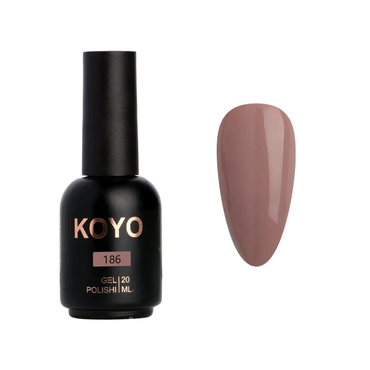 קויו - KOYO לק ג’ל גוון 186, יופילי