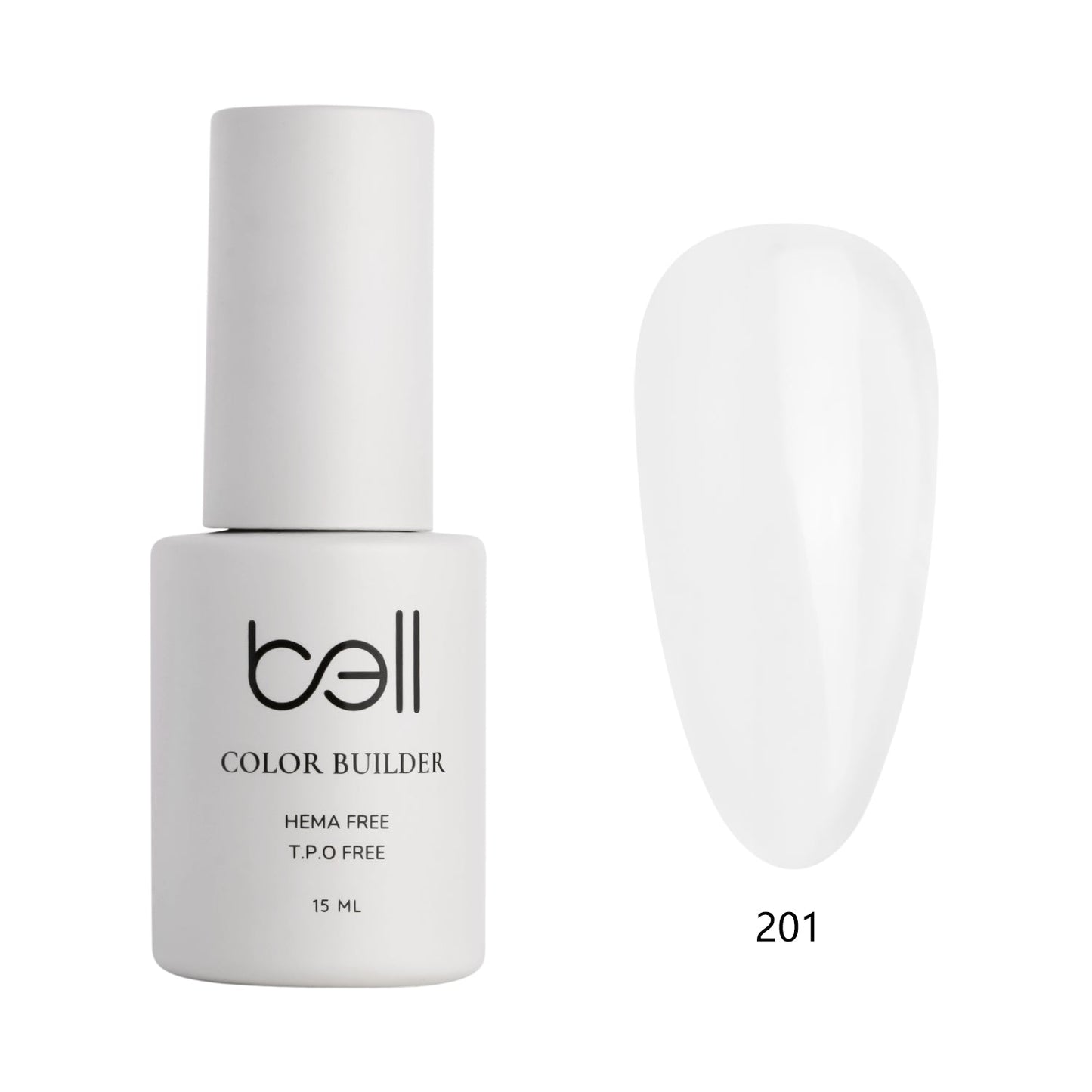 בל לק ג'ל בנייה גוון 201 - Bell