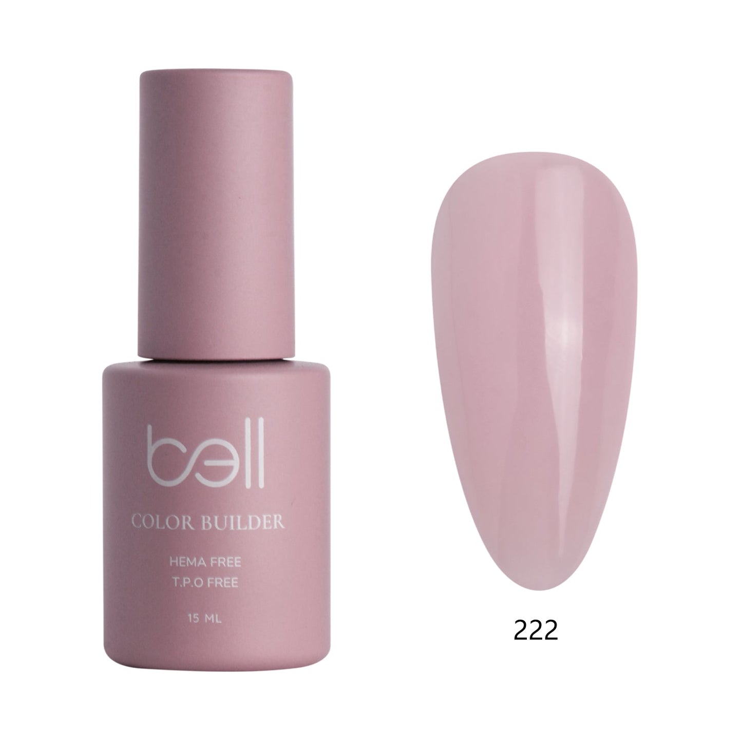 בל לק ג'ל בנייה גוון 222 - Bell