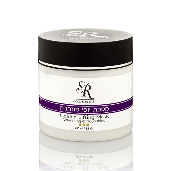 SR Cosmetics מסכת יופי מוזהבת ומבהירה 250 מ"ל