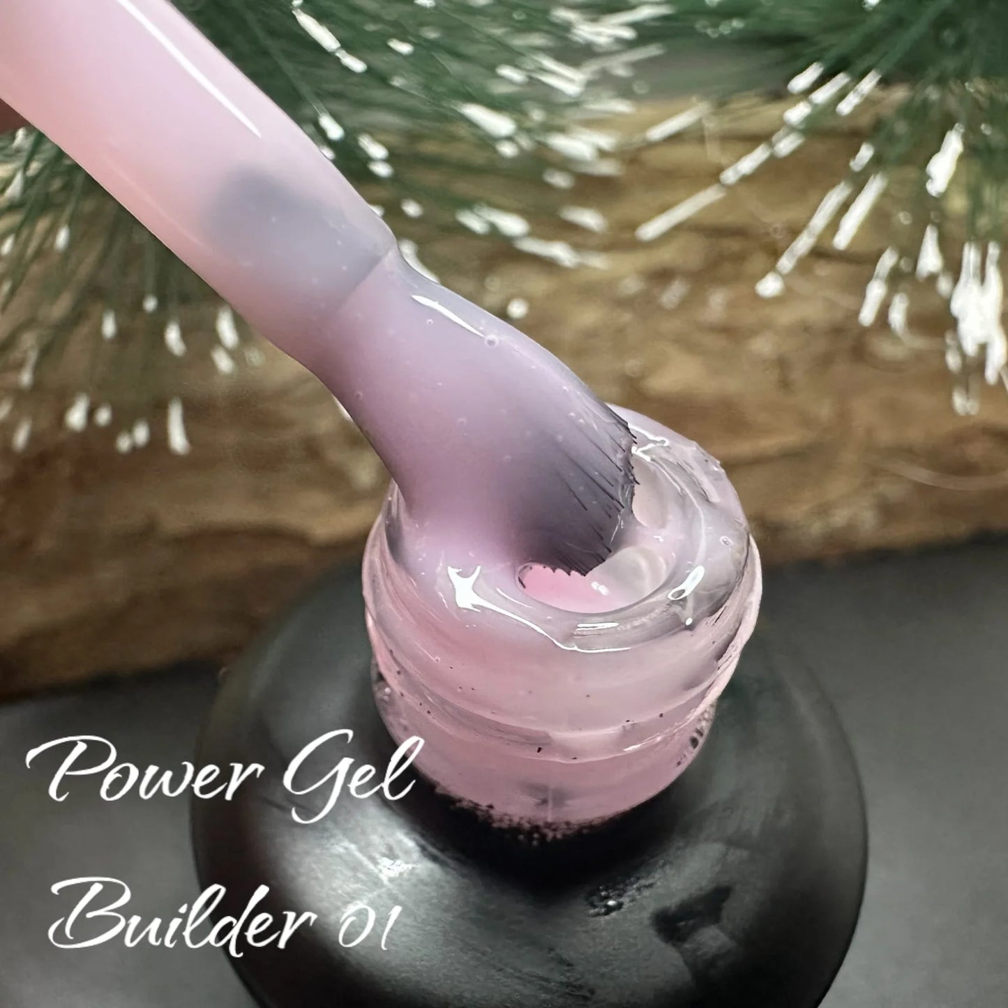 בילדר בבקבוק 01 baby pink Power Gel