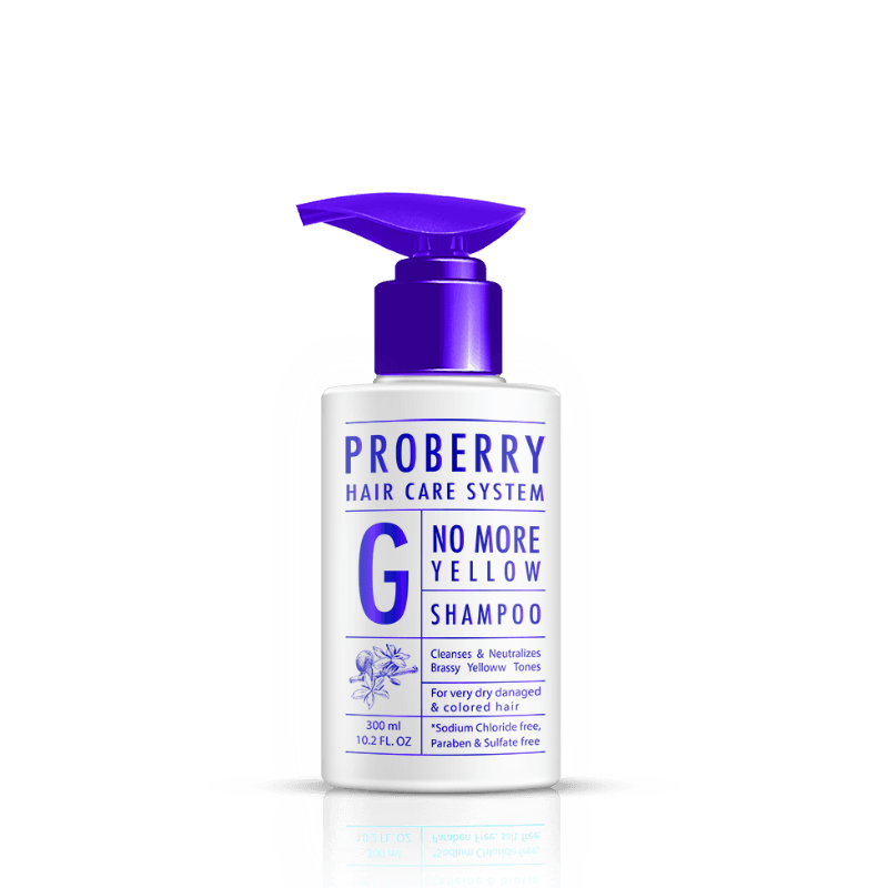 Proberry שמפו לשיער לשטיפה מושלמת ולנטרול הגוון צהוב 300 מ"ל