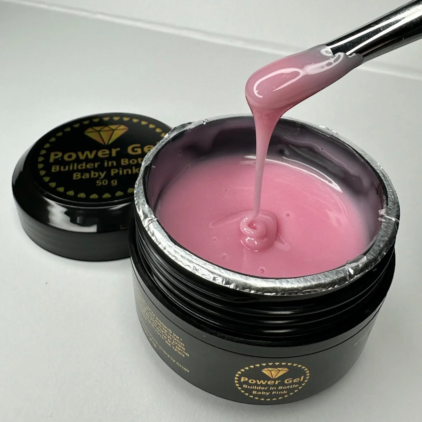 בילדר בצנצנת 01 baby pink 50 מל Power Gel