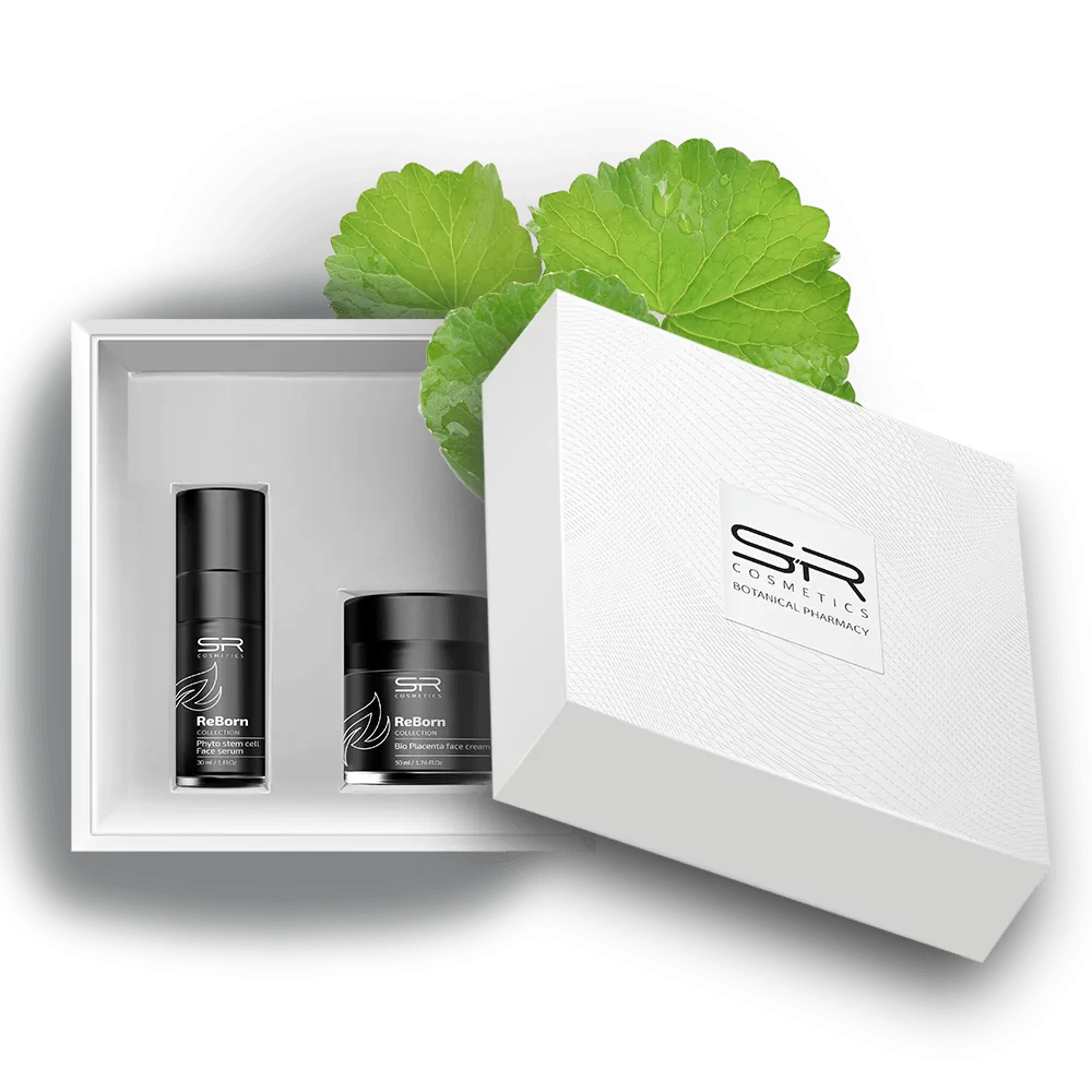 SR Cosmetics ריבורן פיטו-סרום תאי גזע + קרם 50 מ"ל