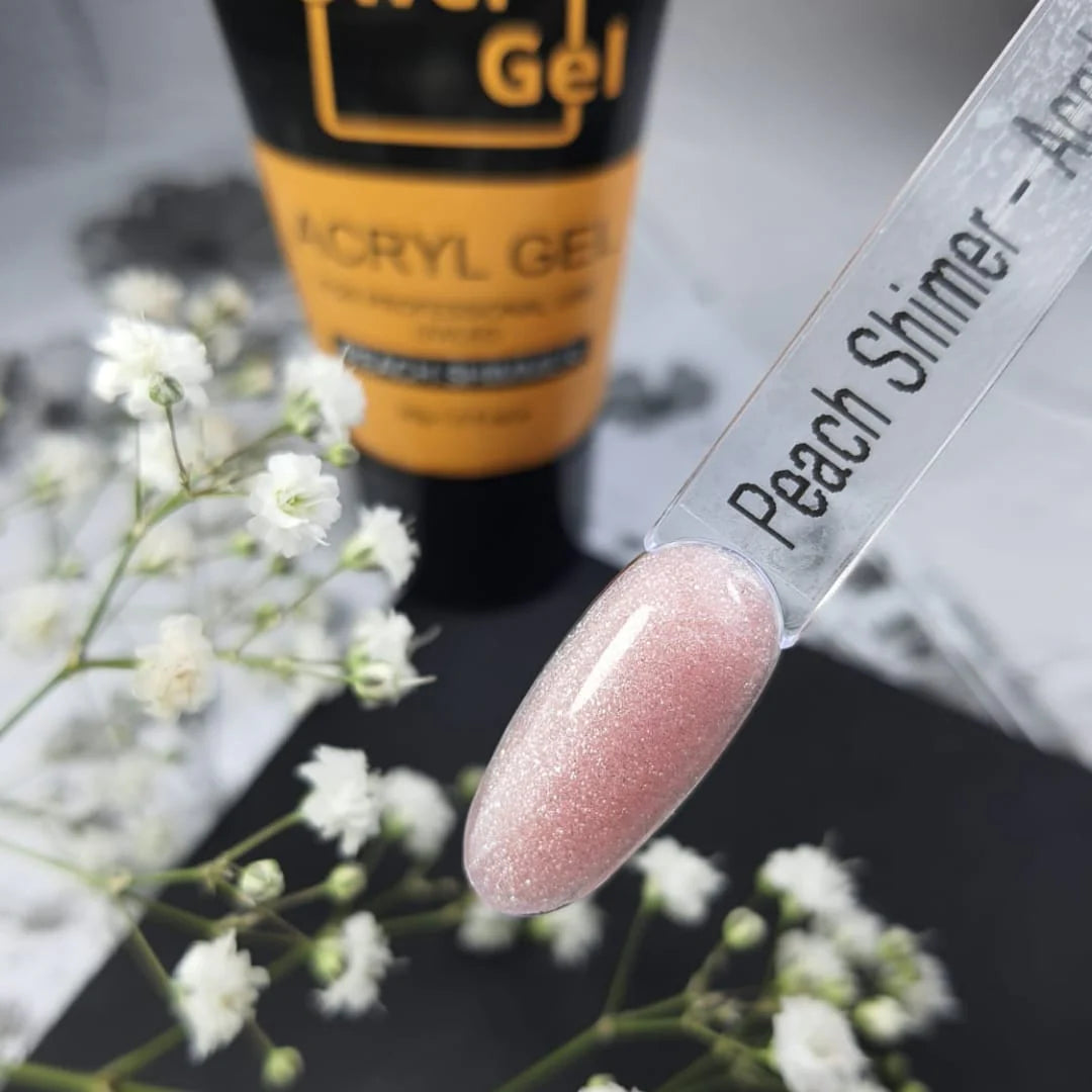 אקריג'ל צבע אפרסק שימר 30 מ"ל - Power Gel