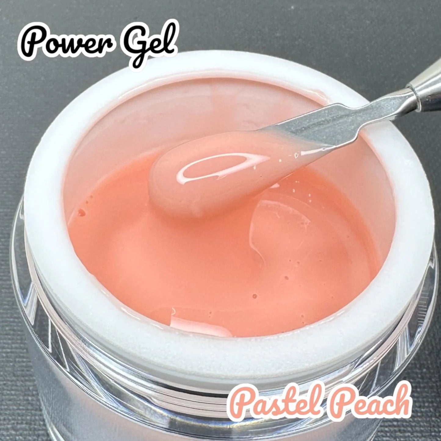 ג'ל בניה Pastel Peach 50 גרם Power Gel