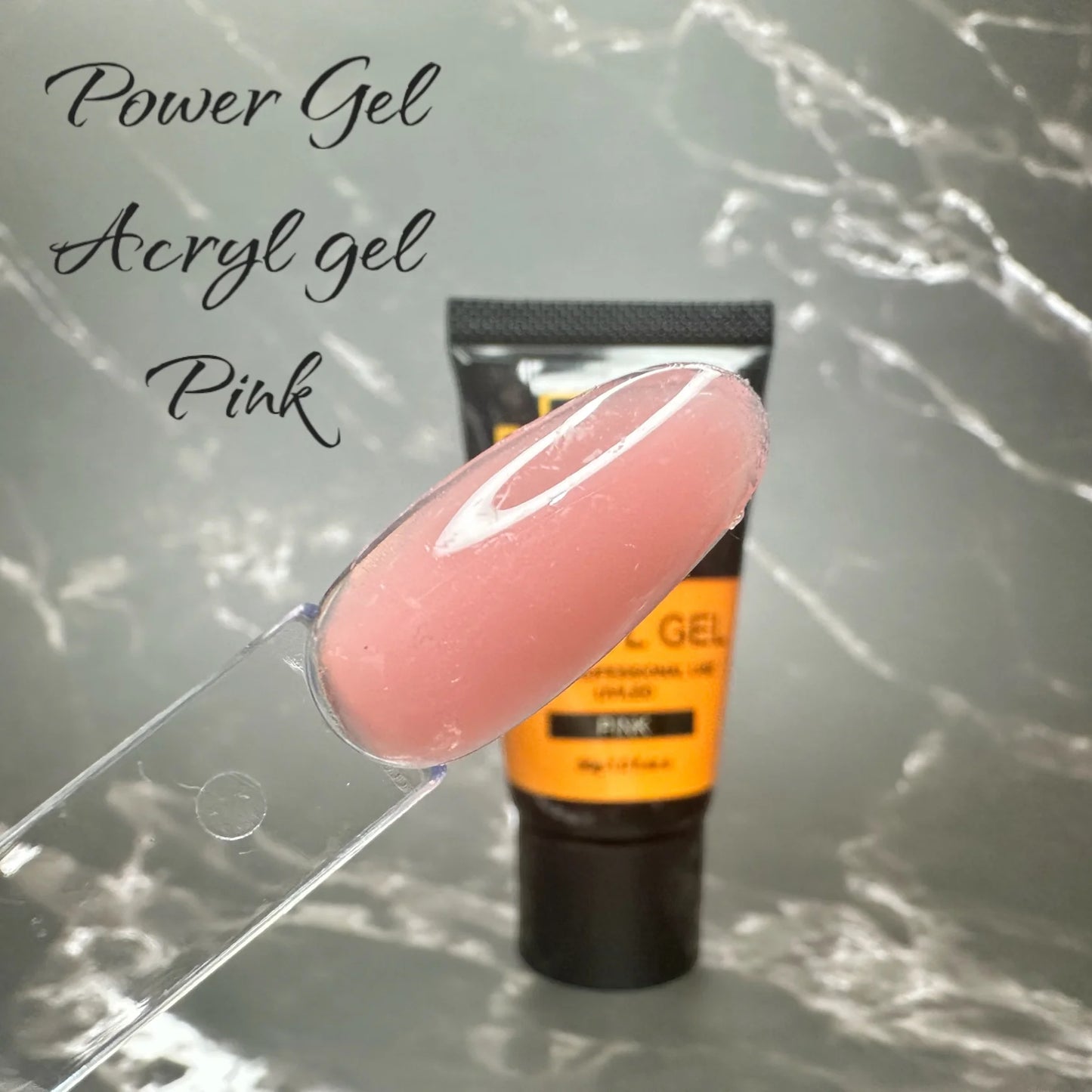 אקריג'ל צבע ורוד60 גרם - Power Gel