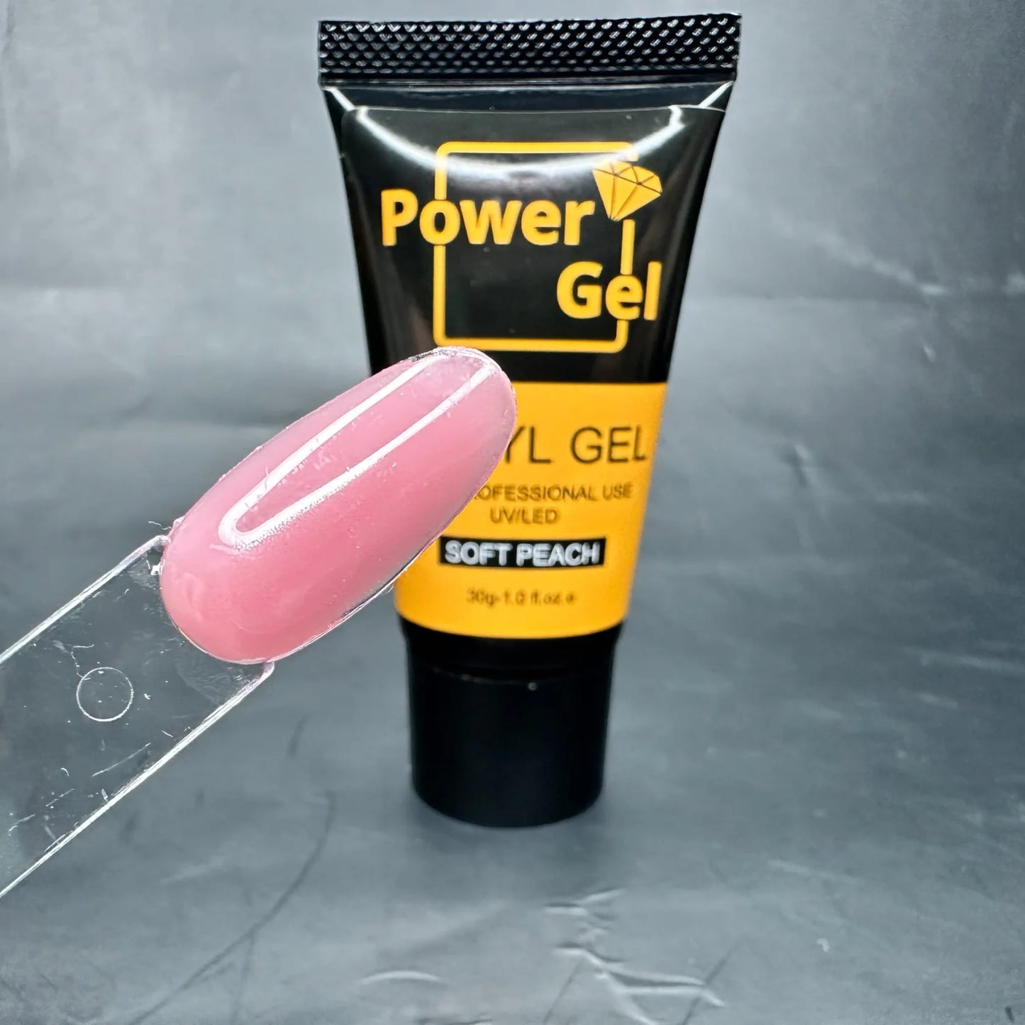 אקריג'ל צבע אפרסק עדין 60 גרם - Power Gel