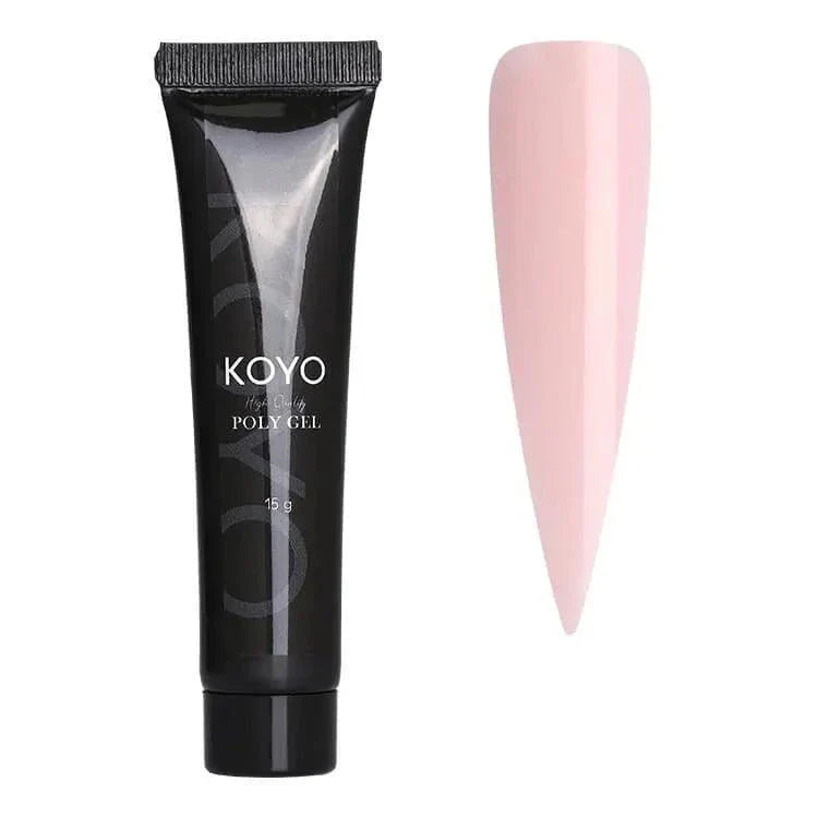 קויו - KOYO פוליג'ל 15 מ"ל Clear Pink, יופילי