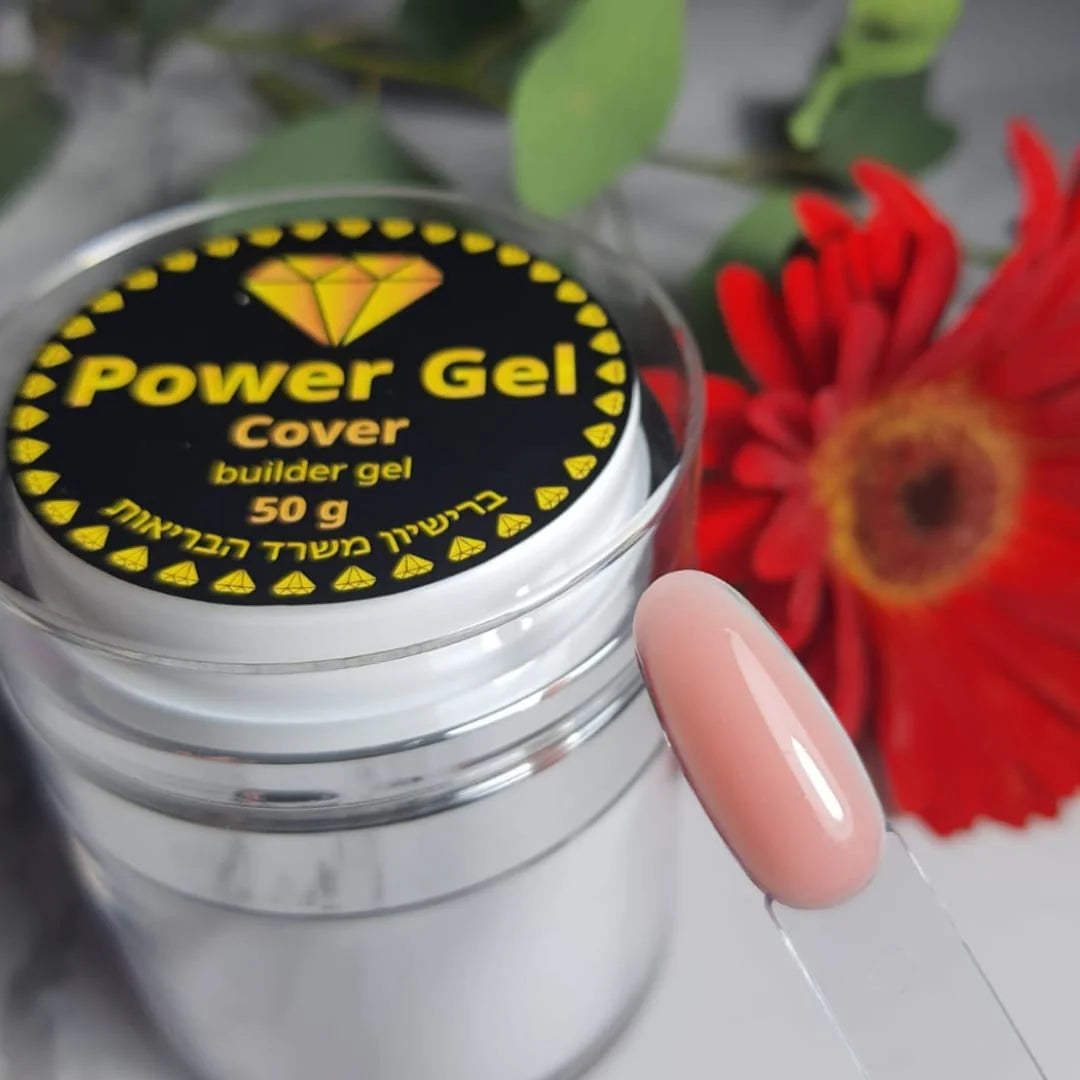 ג'ל בניה כיסוי 50 גרם Power Gel