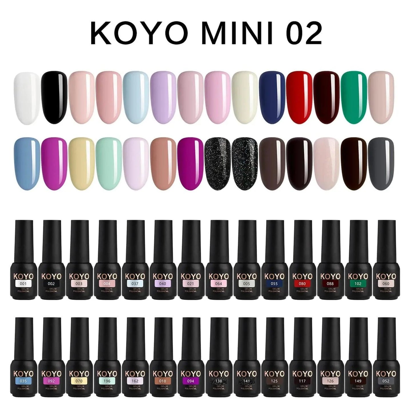 קויו - KOYO מזוודה מיני קויו 30 גוונים #2, יופילי