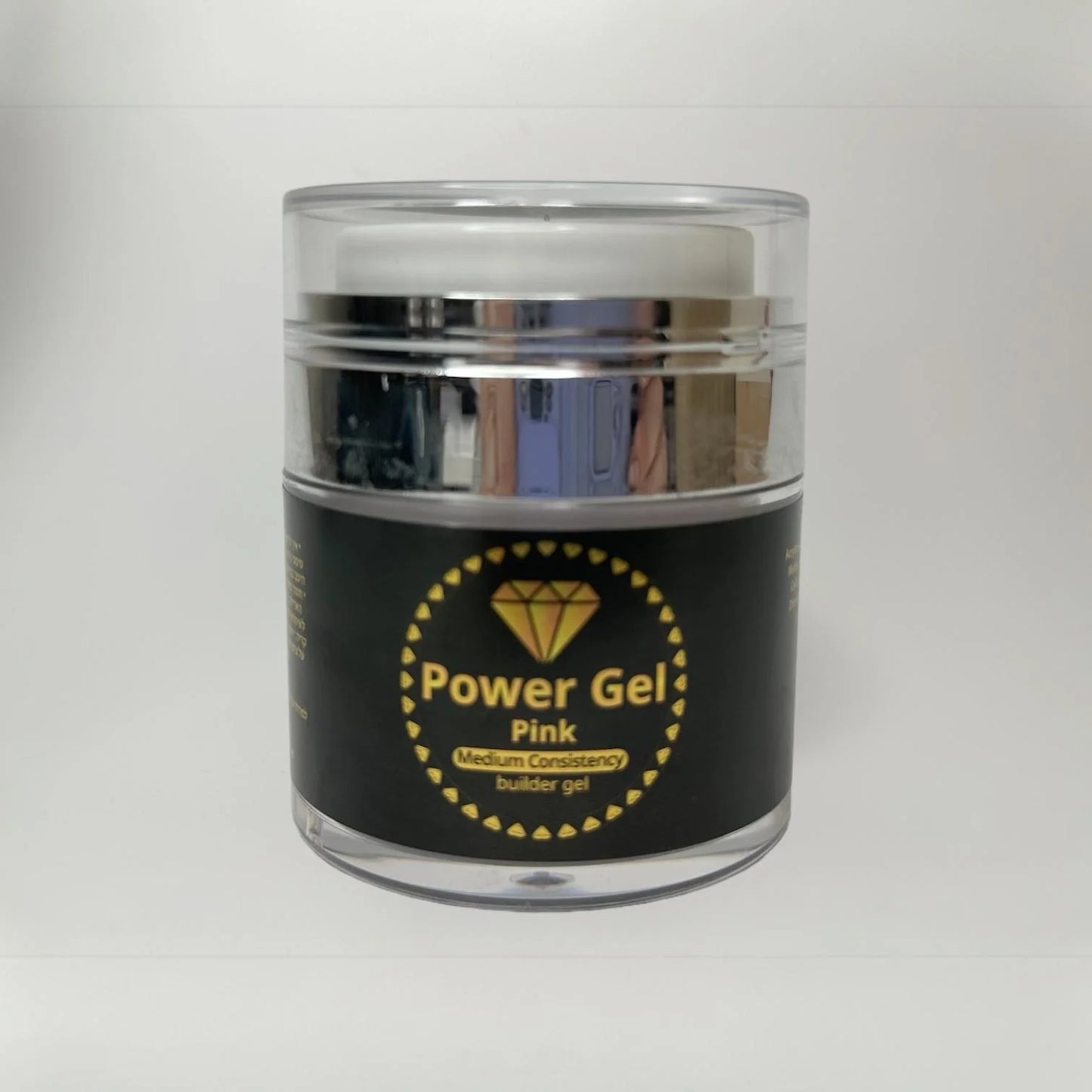 ג'ל בניה ורוד - בסמיכות בינונית Power Gel