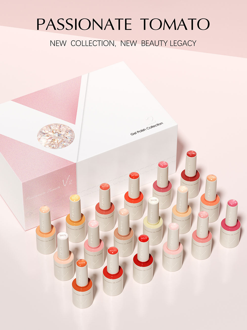 VENALISA 10ml | 18 Colors Gift Set | PASSIONATE TOMATO