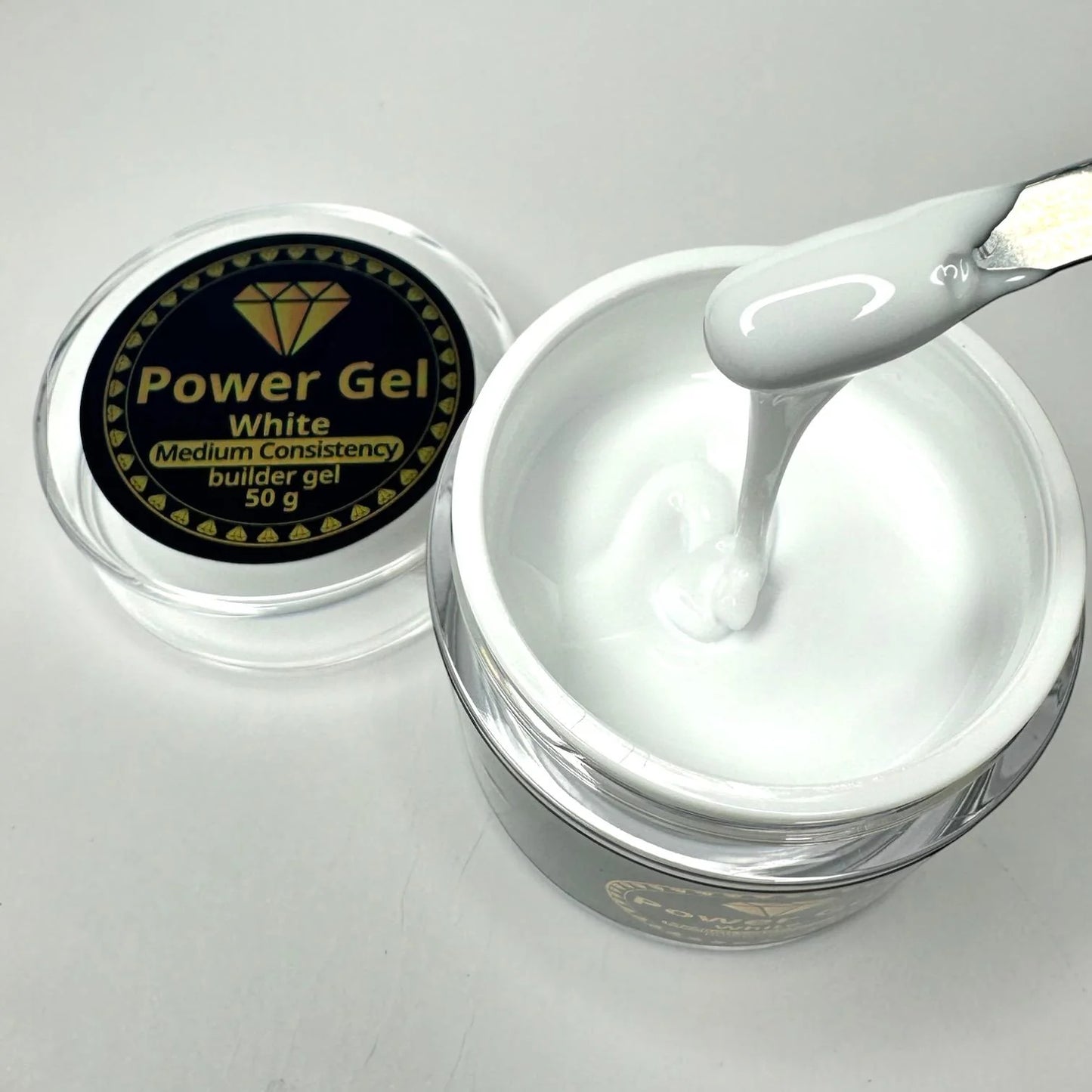 ג'ל בניה לבן - בסמיכות בינונית Power Gel
