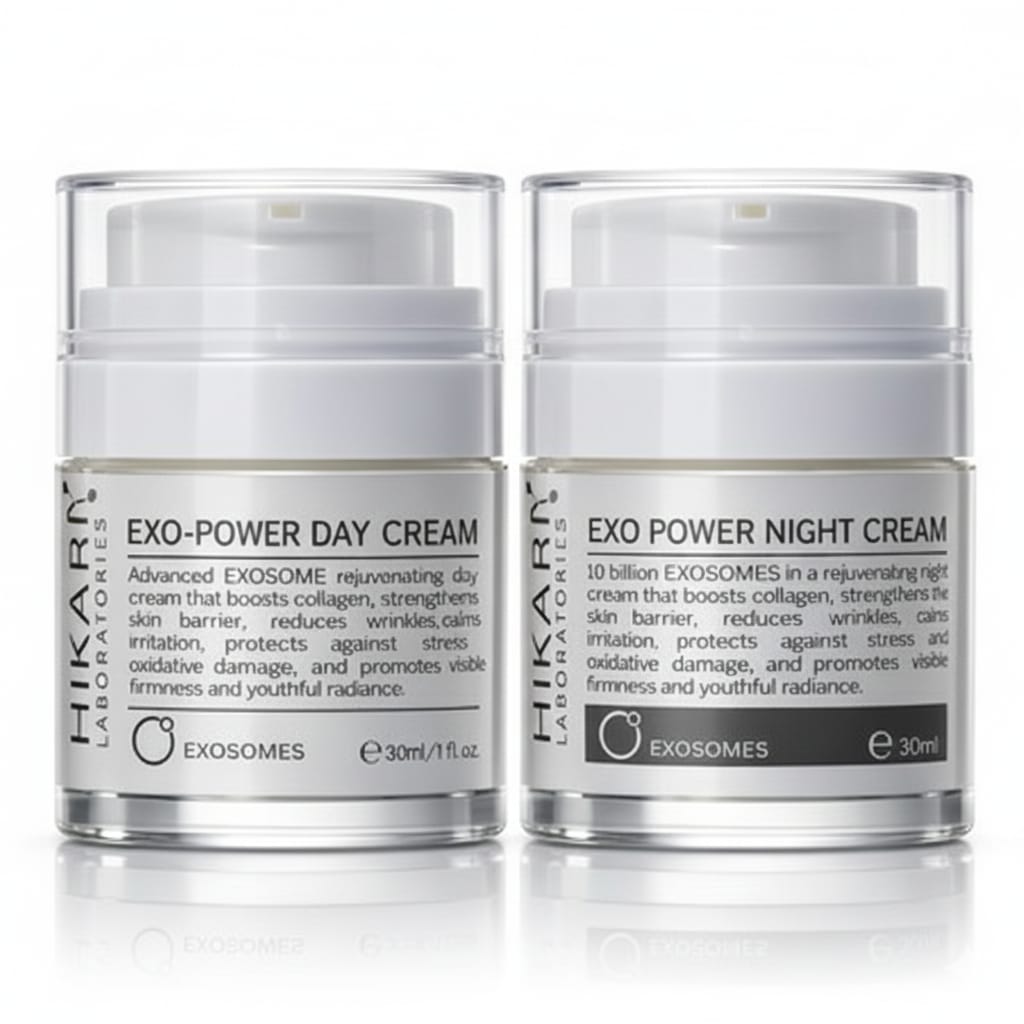 קרם אקזו פאוור יום (EXO POWER DAY) & קרם אקזו פאוור לילה (EXO POWER NIGHT)