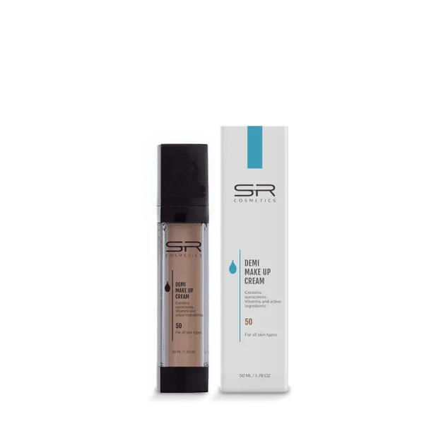 SR Cosmetics לחות דמי מייקאפ & מסנני קרינה 50 מ"ל