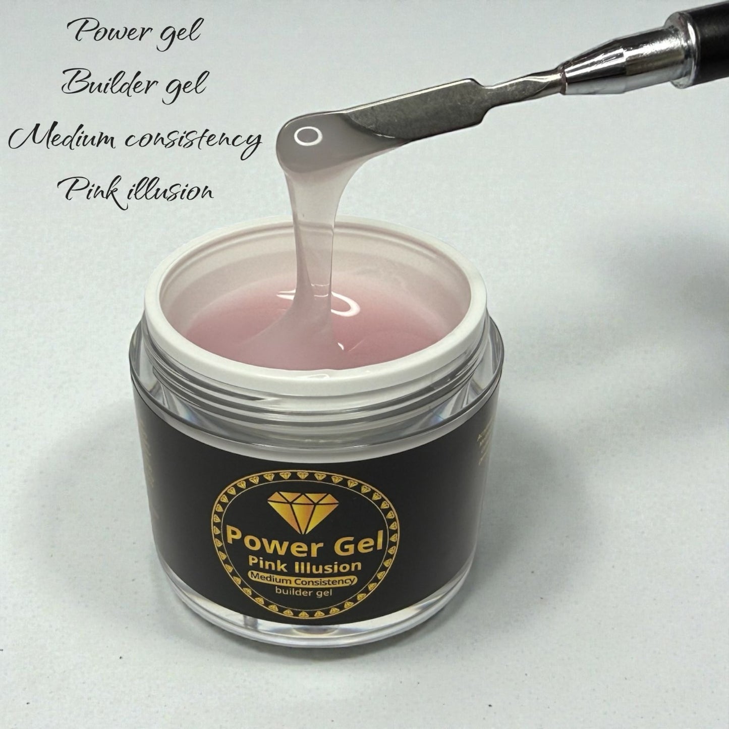 Builder Gel – Medium Consistency 50g – Pink Illusion | Power Gel