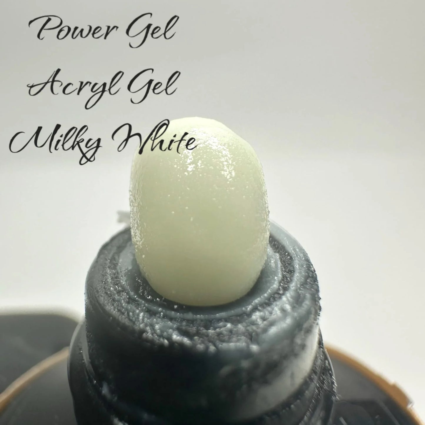 אקריג'ל צבע לבן חלבי 30 גרם - Power Gel