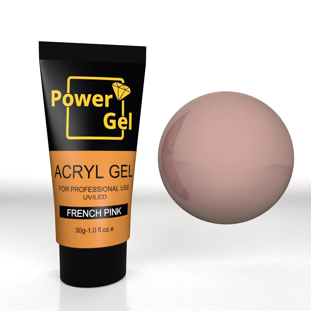אקריגל ורוד פרנץ 30גרם - Power Gel