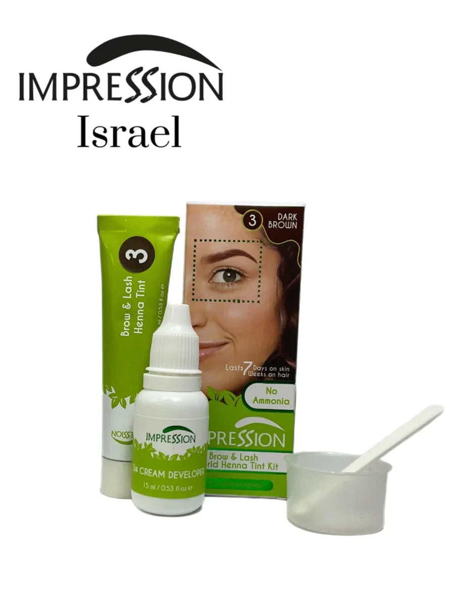 צבע חינה לגבות | פורמולה טבעית ללא אמוניה