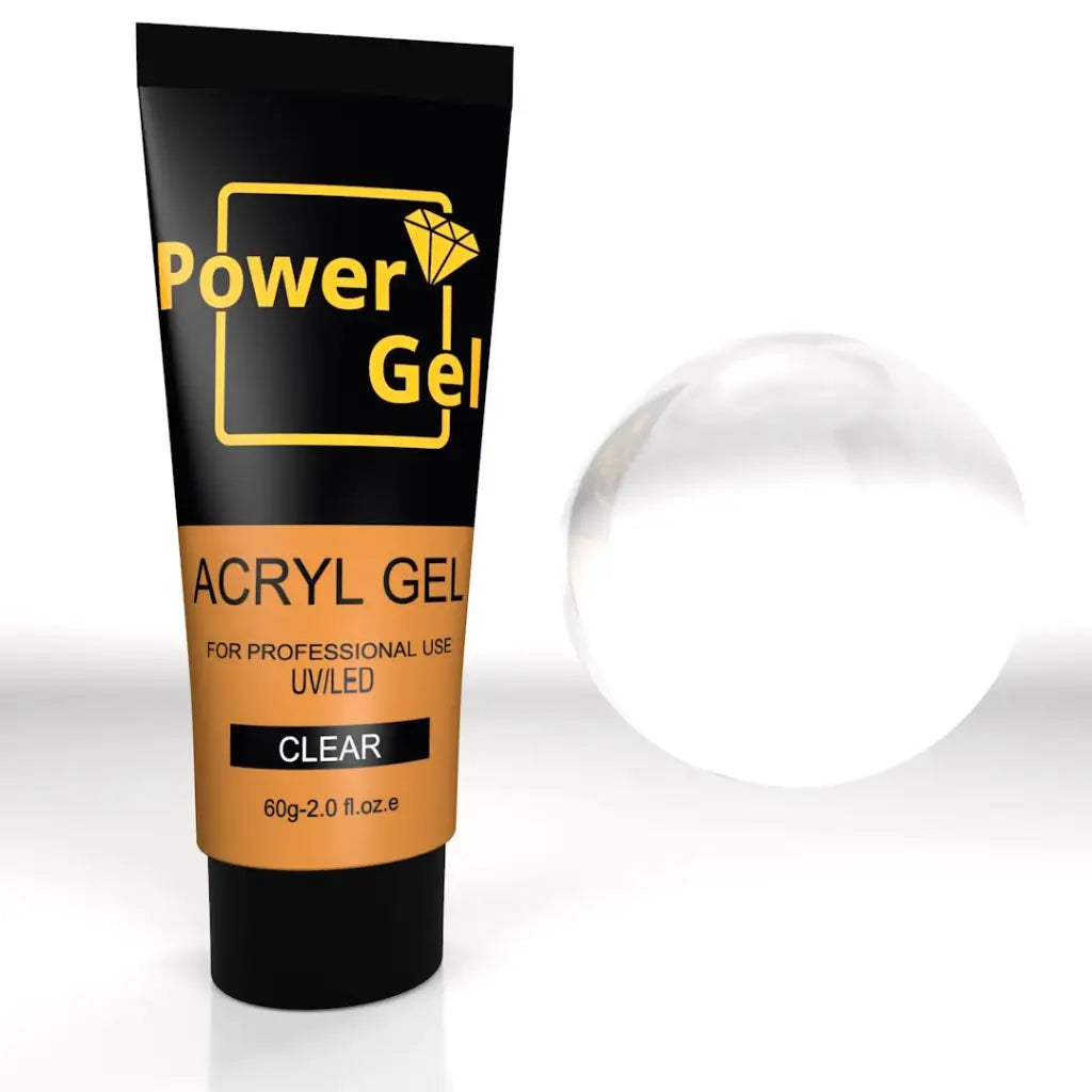 אקריג'ל צבע שקוף 60 גרם - Power Gel