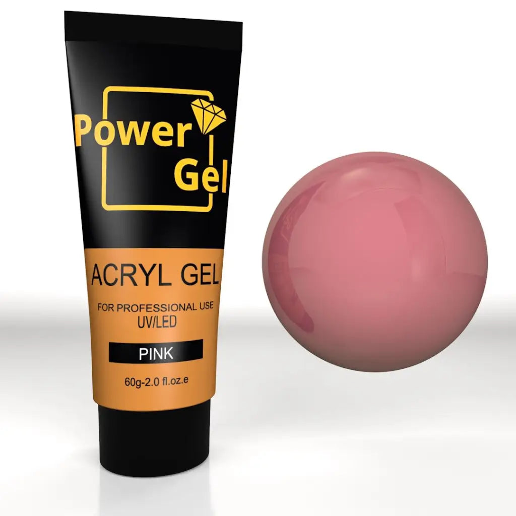 אקריג'ל צבע ורוד60 גרם - Power Gel
