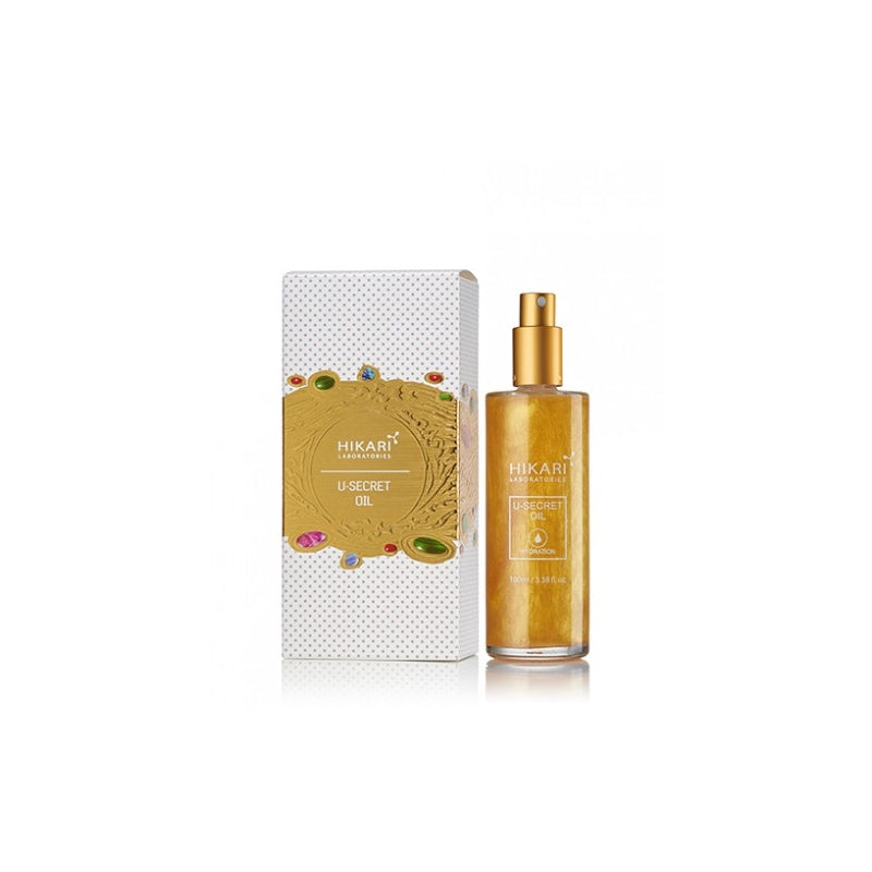 U-SECRET OIL שמן טיפולי לעור יבש, מעניק לחות והזנה. מכיל מולקולת N.