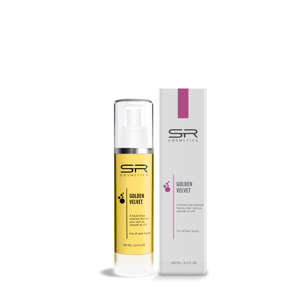 SR Cosmetics תרחיץ קטיפת זהב 100 מ"ל