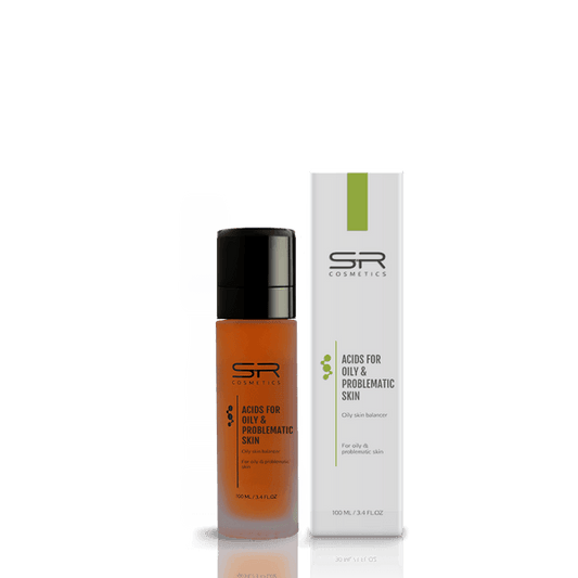 SR Cosmetics פילינג חומצות לעור שמן בעייתי 100 מ"ל