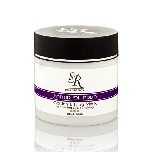 SR Cosmetics מסכת יופי מוזהבת ומבהירה 250 מ"ל