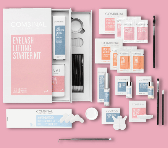 ערכת הרמת ריסים וגבות + קורס מקצועי מבית COMBINAL