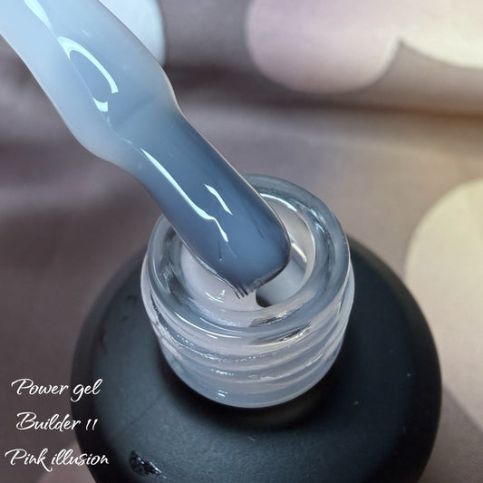 בילדר בבקבוק 11 – Pink Illusion | Power Gel