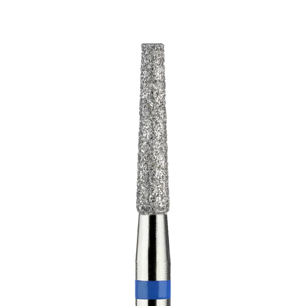 מקדח ראש שיוף יהלום לסלון יופי "קונוס חתוך" כחול בינוני 173/023