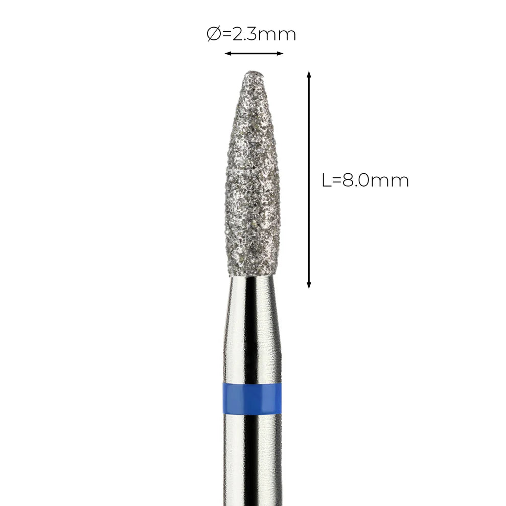 מקדח ראש שיוף יהלום לסלון יופי "להבה" כחול בינוני 243/023