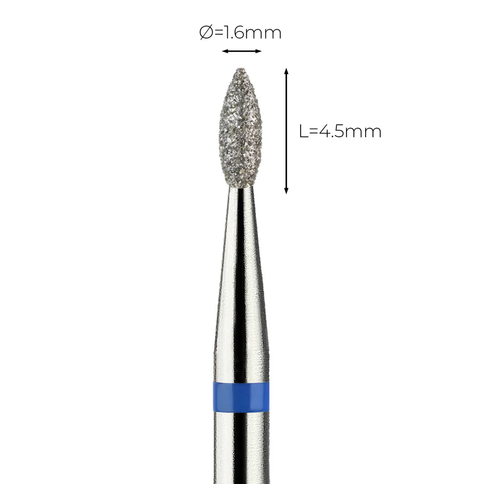 מקדח ראש שיוף יהלום לסלון יופי "ניצן" כחול בינוני 257/016