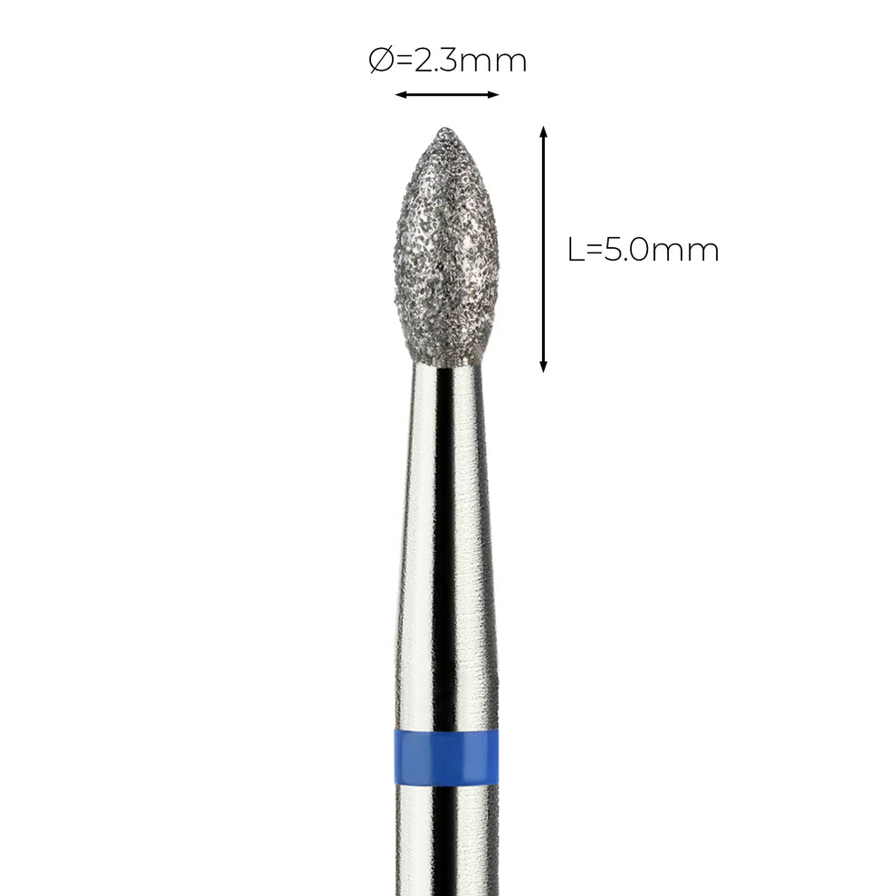 מקדח ראש שיוף יהלום לסלון יופי "ניצן" כחול בינוני 257/023