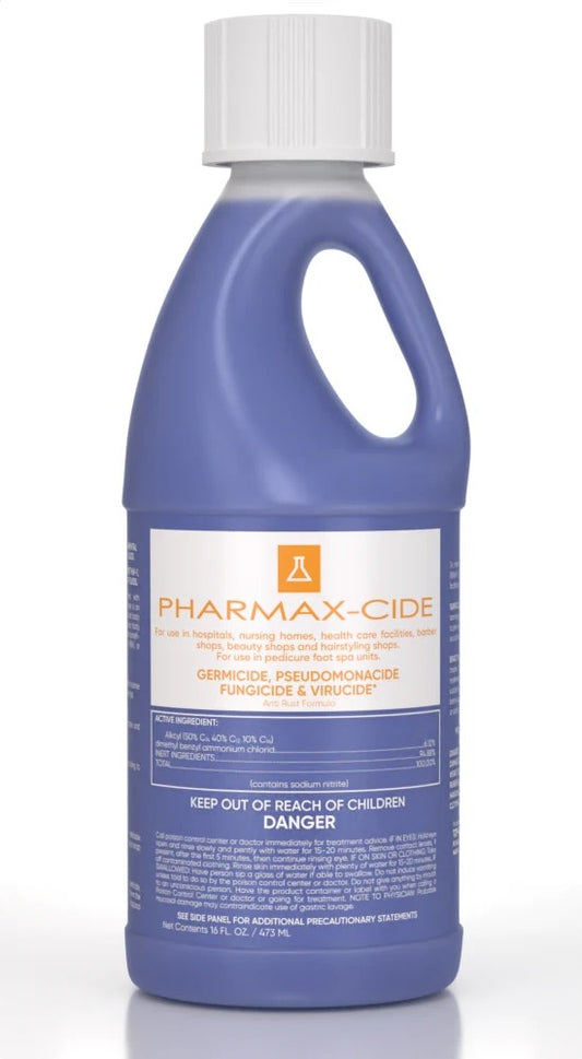PHARMAX-CIDE™ | נוזל חיטוי רב-עוצמה – 473 מ"ל