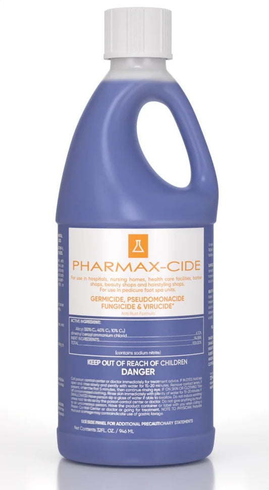 PHARMAX-CIDE™ | נוזל חיטוי רב-עוצמה – 946 מ"ל