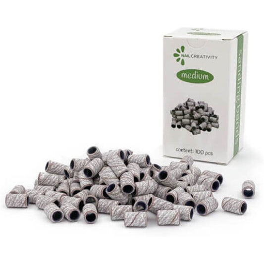 גלילי שיוף זברה 100 יח’ – Nail Creativity (Medium)