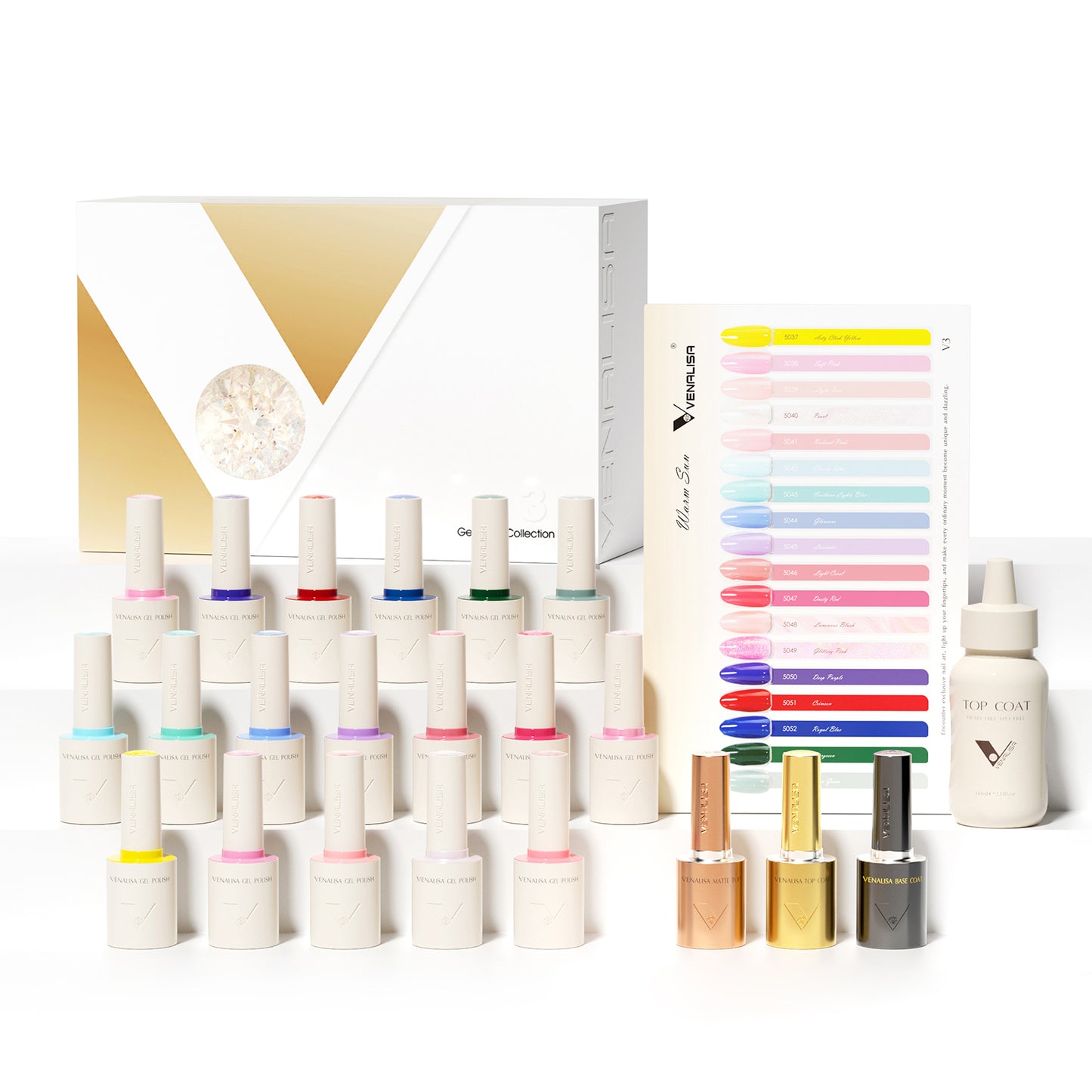 VENALISA 10ml | 18 Colors Gift Set | WARM SUN V3