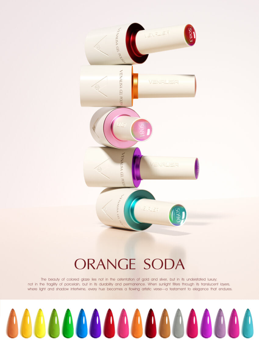 VENALISA 10ml | 18 Colors Gift Set | ORANGE SODA V5