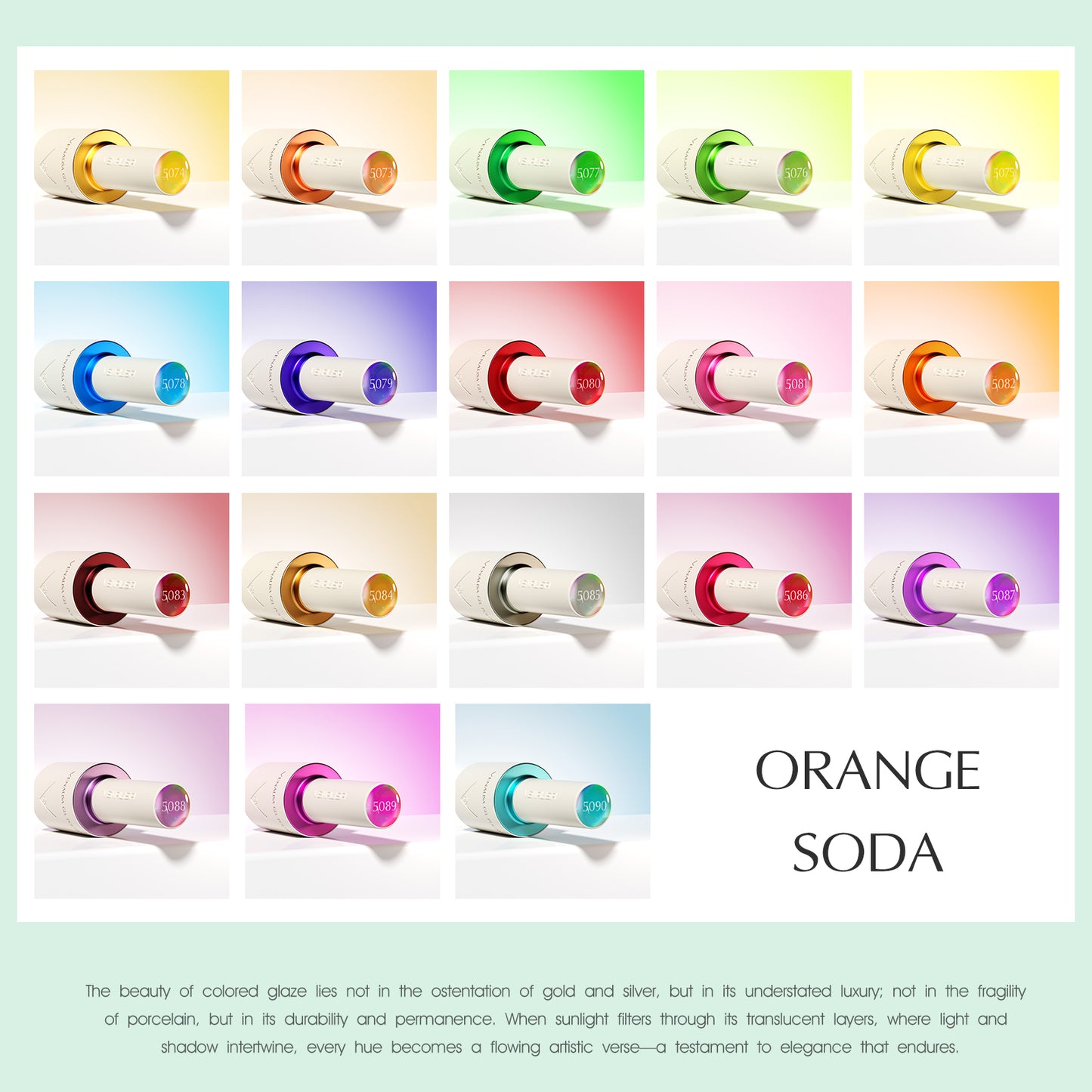 VENALISA 10ml | 18 Colors Gift Set | ORANGE SODA V5