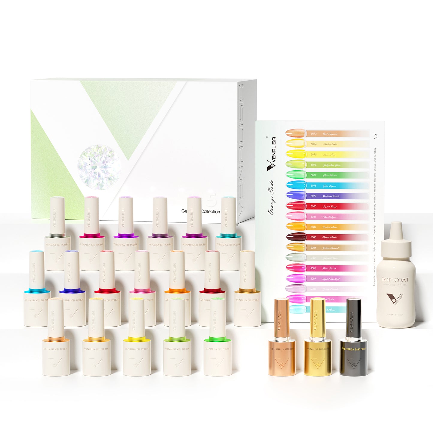 VENALISA 10ml | 18 Colors Gift Set | ORANGE SODA V5
