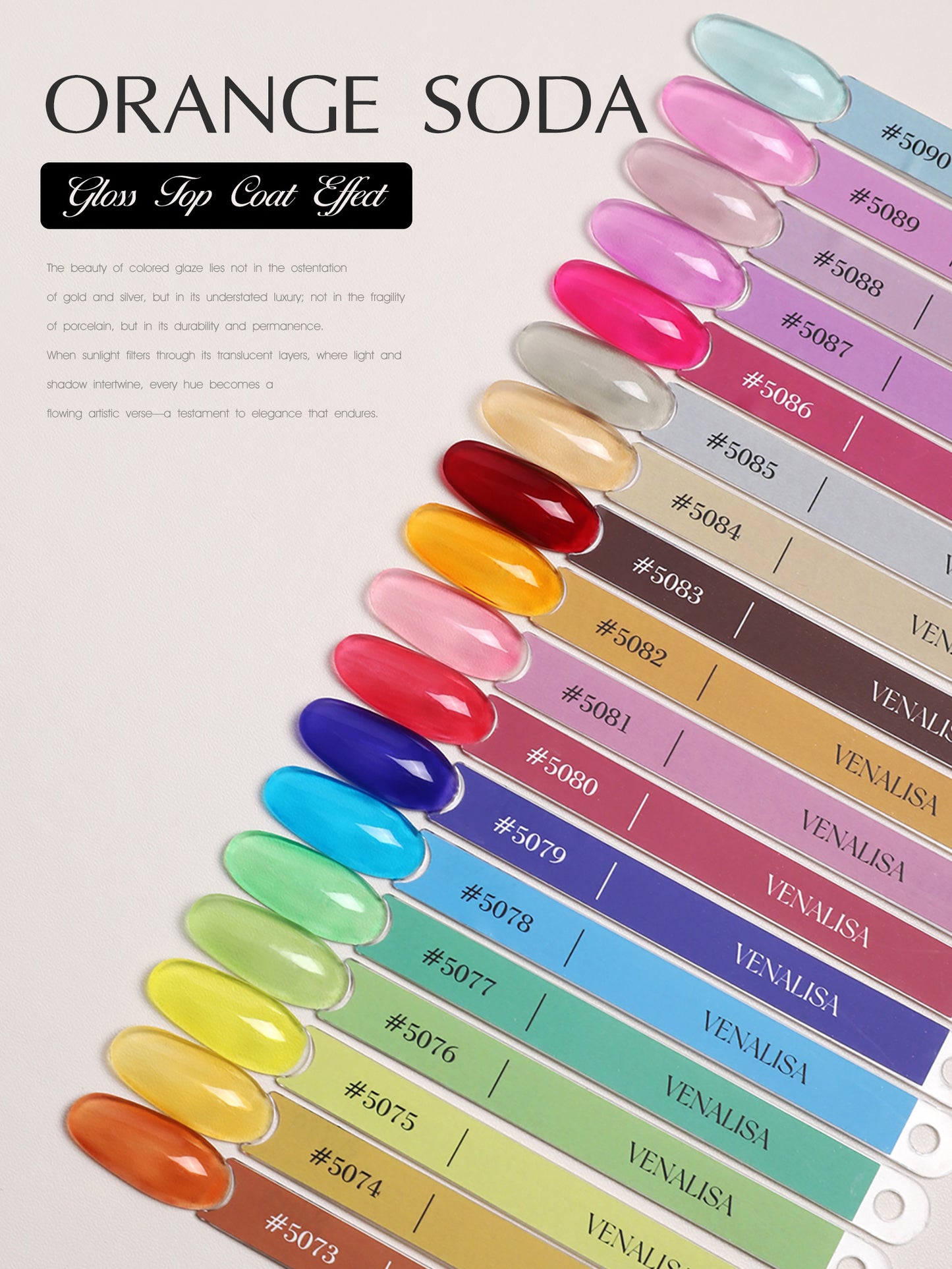 VENALISA 10ml | 18 Colors Gift Set | ORANGE SODA V5