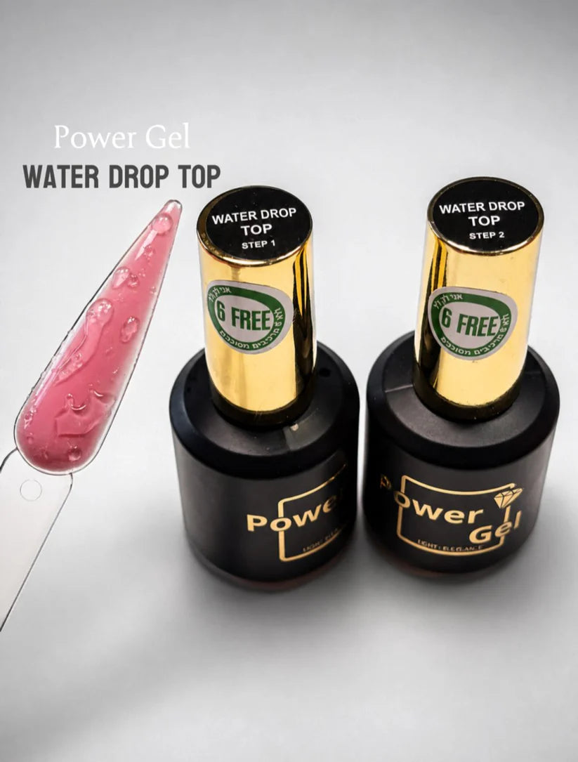 Power Gel – טופ "טיפות טל" (Dew Drops Top) שלב 1 (15 מ"ל)