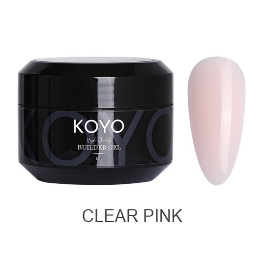קויו - KOYO ג’ל בנייה 50 מ"ל Clear Pink