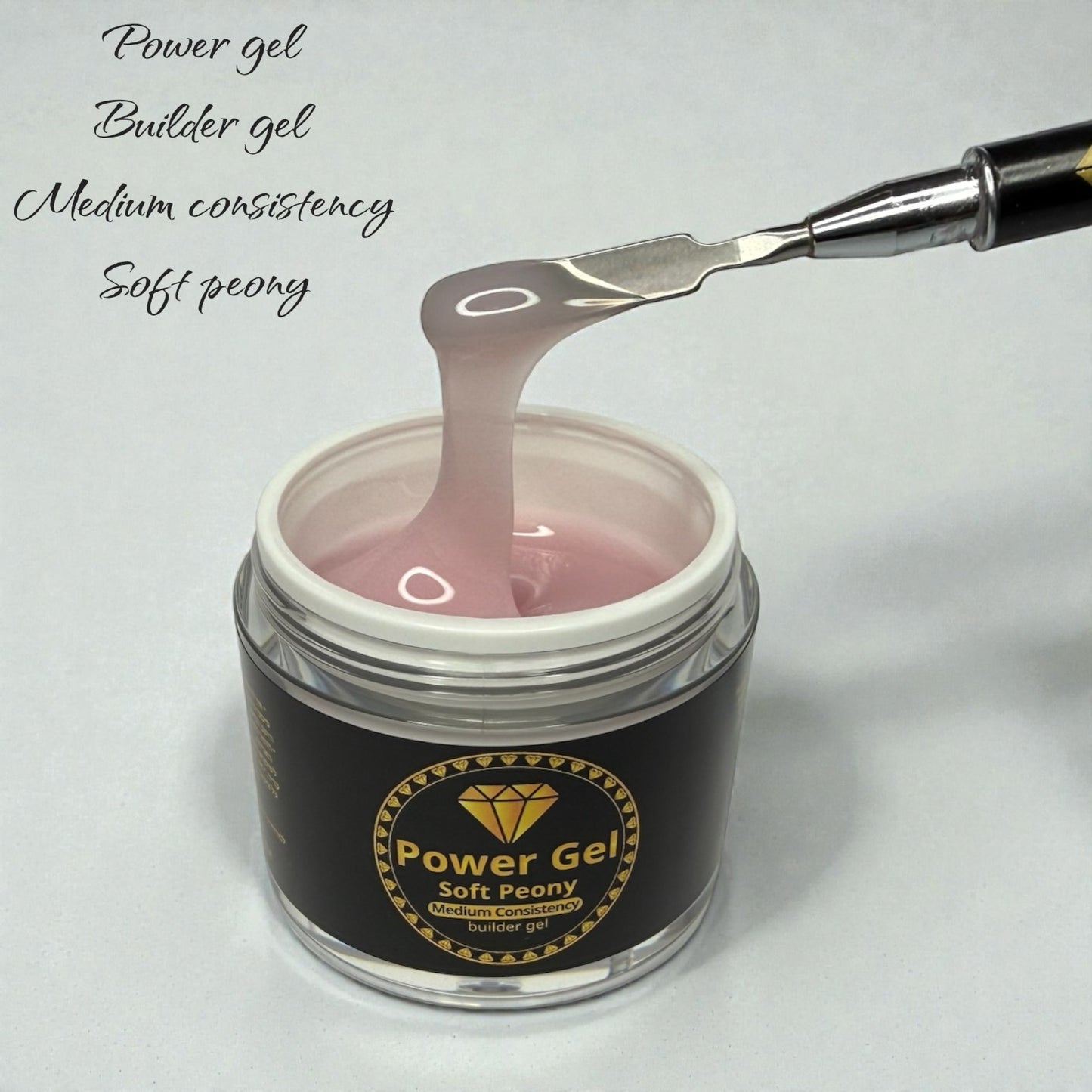 Builder Gel – Medium Consistency 50g – Soft Peony | Power Gel