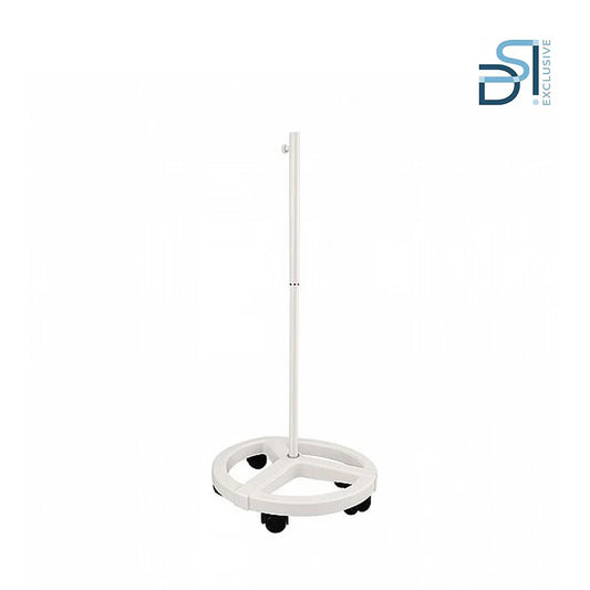 מעמד רצפתי יציב למנורות לופה ולתאורת שולחן, דגם מעגלי 5 גלגלים