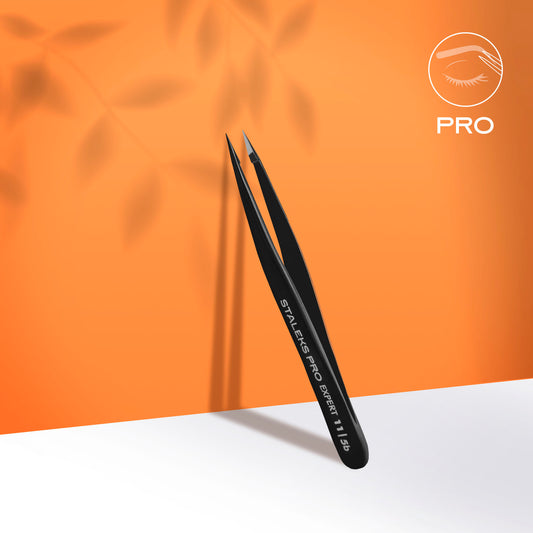 פינצטה לעיצוב גבות EXPERT 11 TYPE 5b (שחורה – קצה נקודתי)